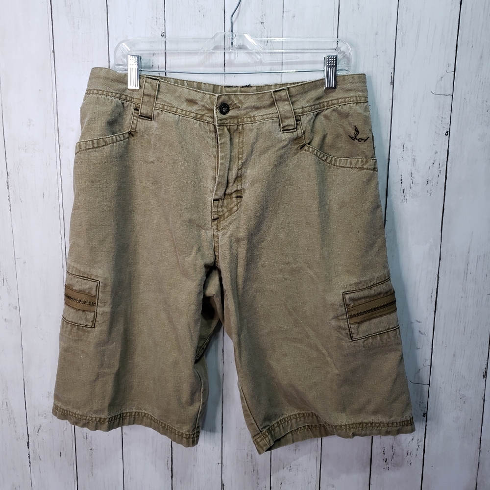 Prana Men's Breathe Brown Hiking Active Cotton Car